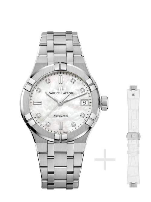 Aikon Automatic Date White Ladies