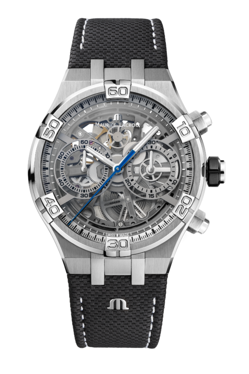 Aikon Chronograph Skeleton Blue