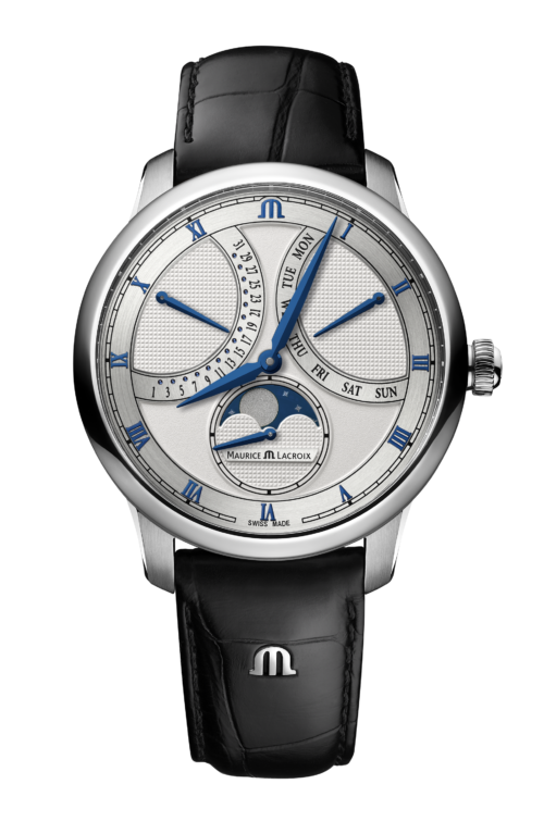 Masterpiece Moonphase Retrograde White