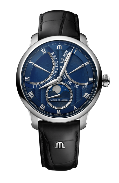 Masterpiece Moonphase Retrograde Blue
