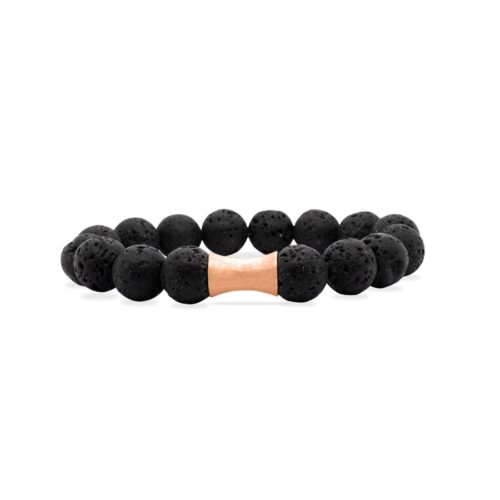 Lava Spiral Bracelet Rose Gold