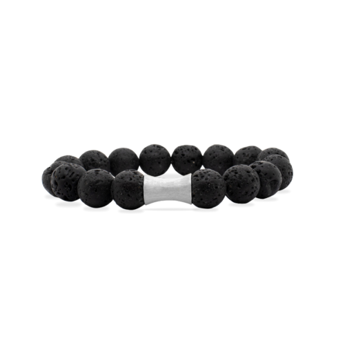 Lava Spiral Bracelet White Gold