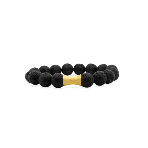 Lava Spiral Bracelet Yellow Gold