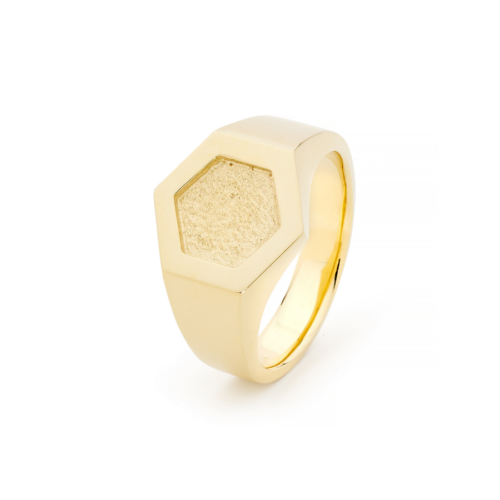 Honey and Hive Gents Signet Ring