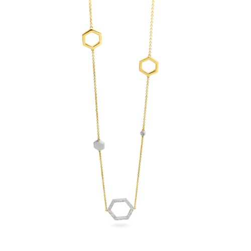 Honey and Hive Statement Diamond Necklace