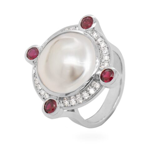Dress Ring DSRCR028-ruby