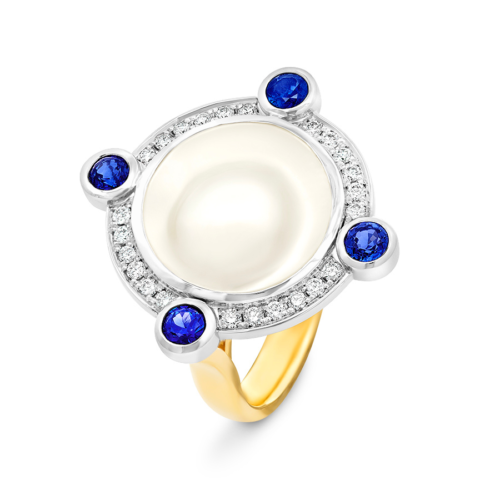 Dress Ring DSRCR028-sapphire